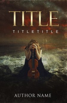 The violin player. Book cover design created by MaryDes and available at bookcoverdesigns.eu.
