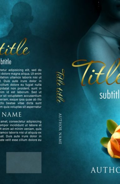 Exotic flower. Book cover design created by MaryDes and available at bookcoverdesigns.eu.