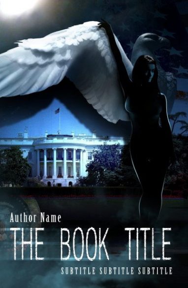 What happens in the white house? Book cover design created by MaryDes and available at bookcoverdesigns.eu.